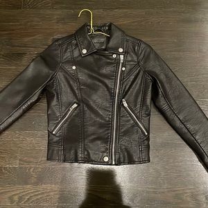Blank NYC kids leather jacket, gently used no stains/holes/etc.